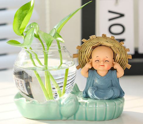 Flower Pots Utensils Vases Clear Glass Decorations Home Furnishings