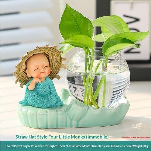 Flower Pots Utensils Vases Clear Glass Decorations Home Furnishings